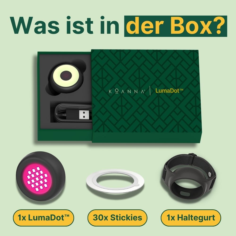 Koanna® LumaDot™ – Rotlicht-Spot gegen Schmerzen