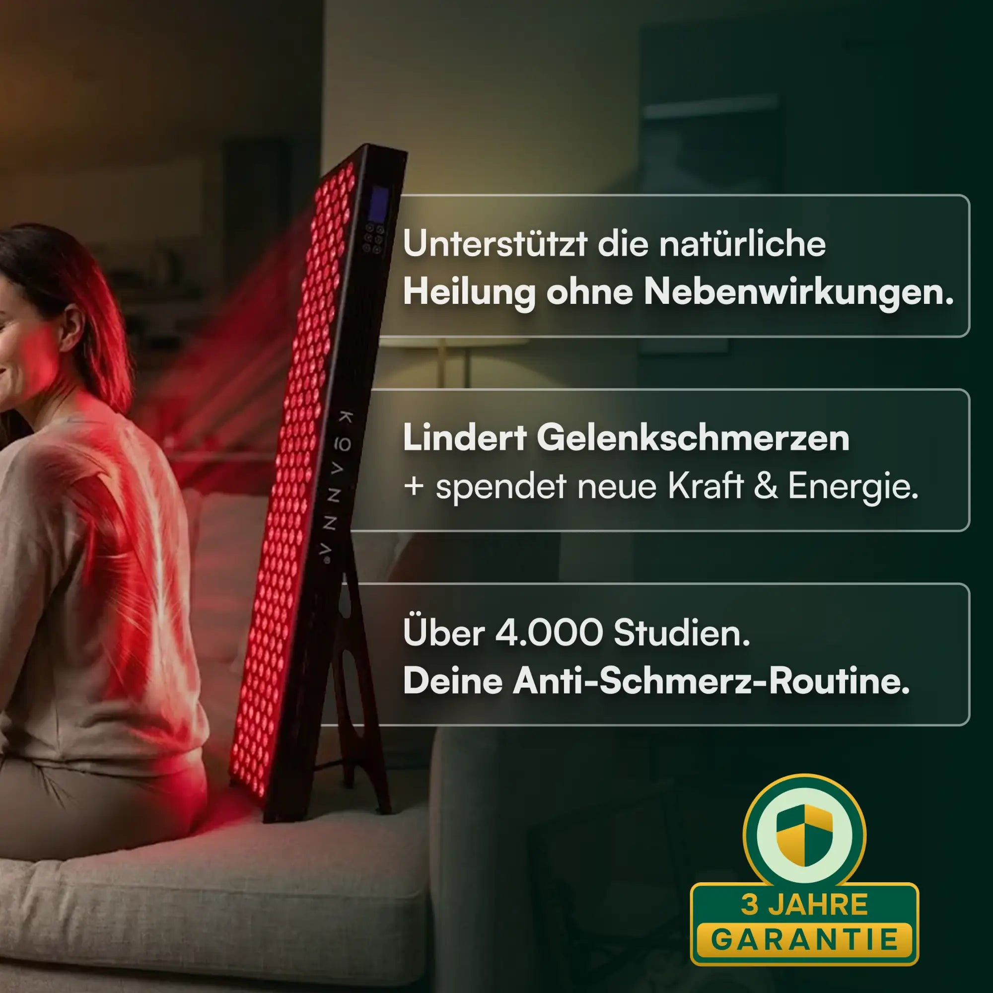 Koanna® Luma1000™ - Rotlicht-Panel