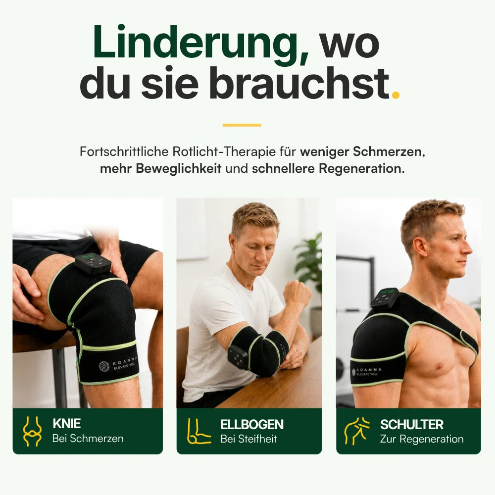 Koanna® Rotlicht Bandage gegen Knieschmerzen
