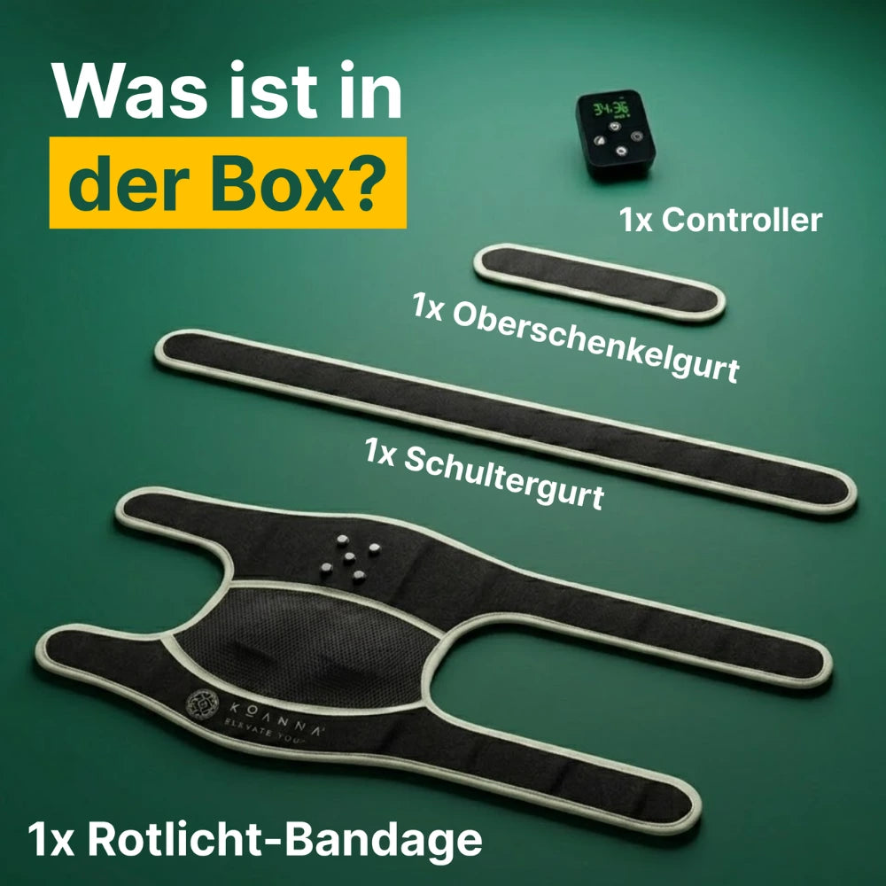 Koanna® Rotlicht Bandage gegen Knieschmerzen