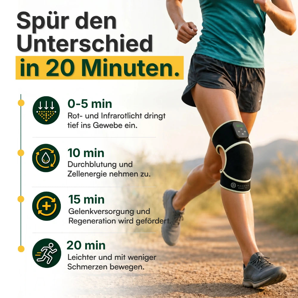 Koanna® Rotlicht Bandage gegen Knieschmerzen