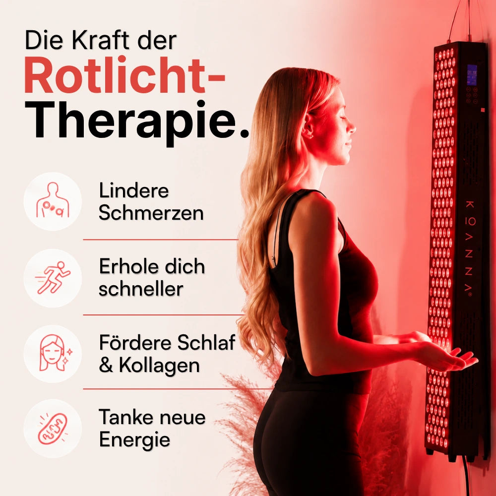 Koanna® Luma1000™ – Kraftvolles, mittelgroßes Rotlicht-Panel