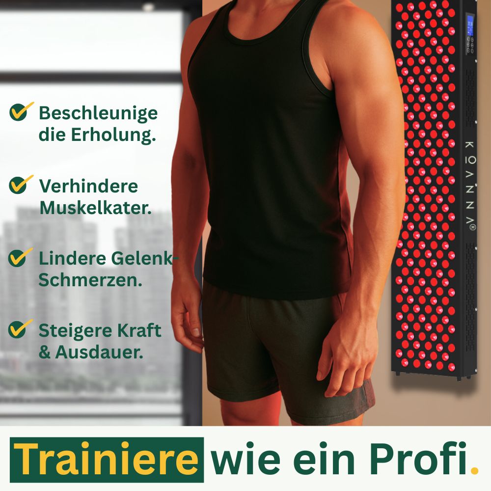 Koanna® Luma1000™ – Kraftvolles, mittelgroßes Rotlicht-Panel