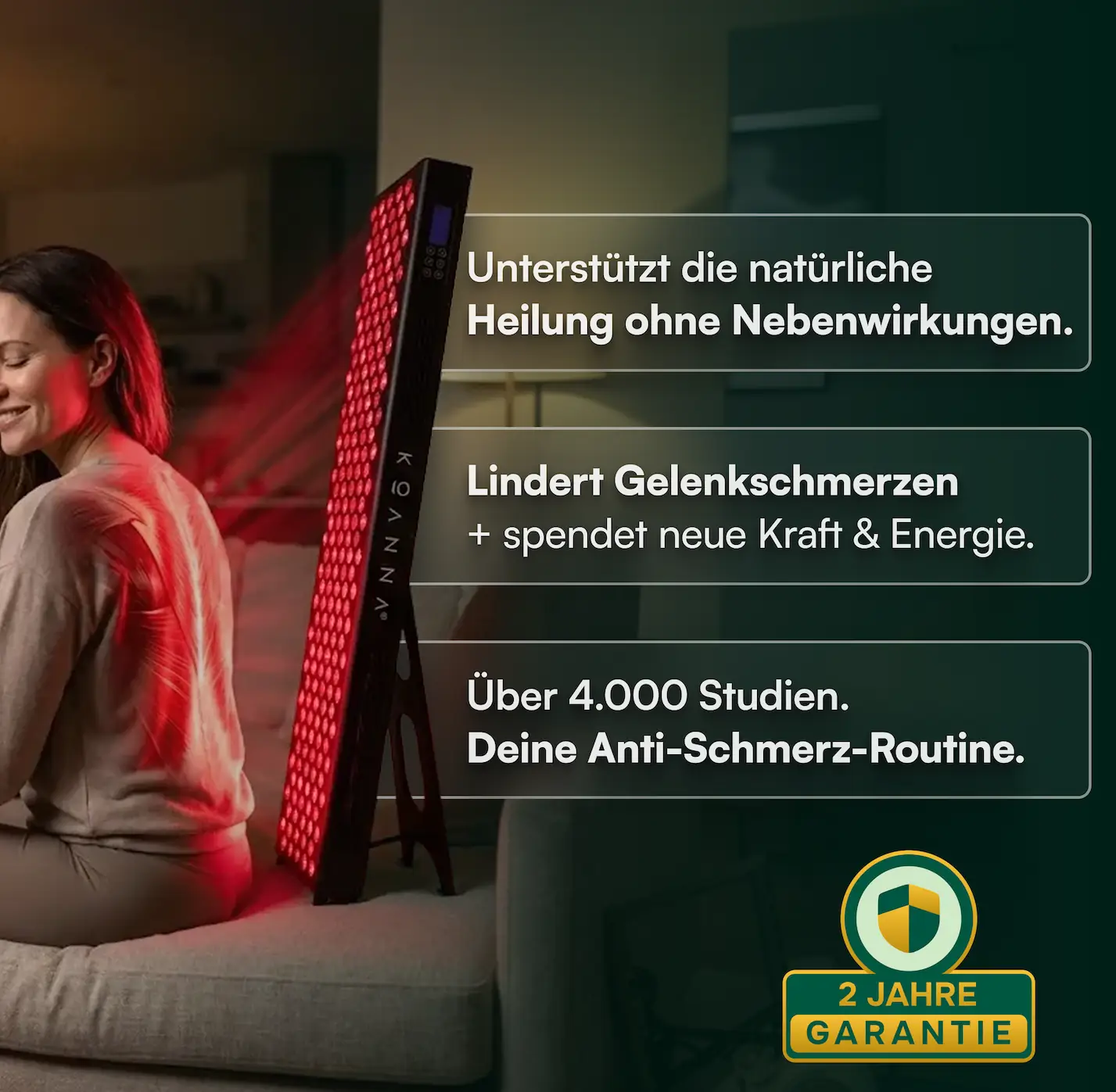 Koanna® Luma1000™ - Rotlicht-Panel