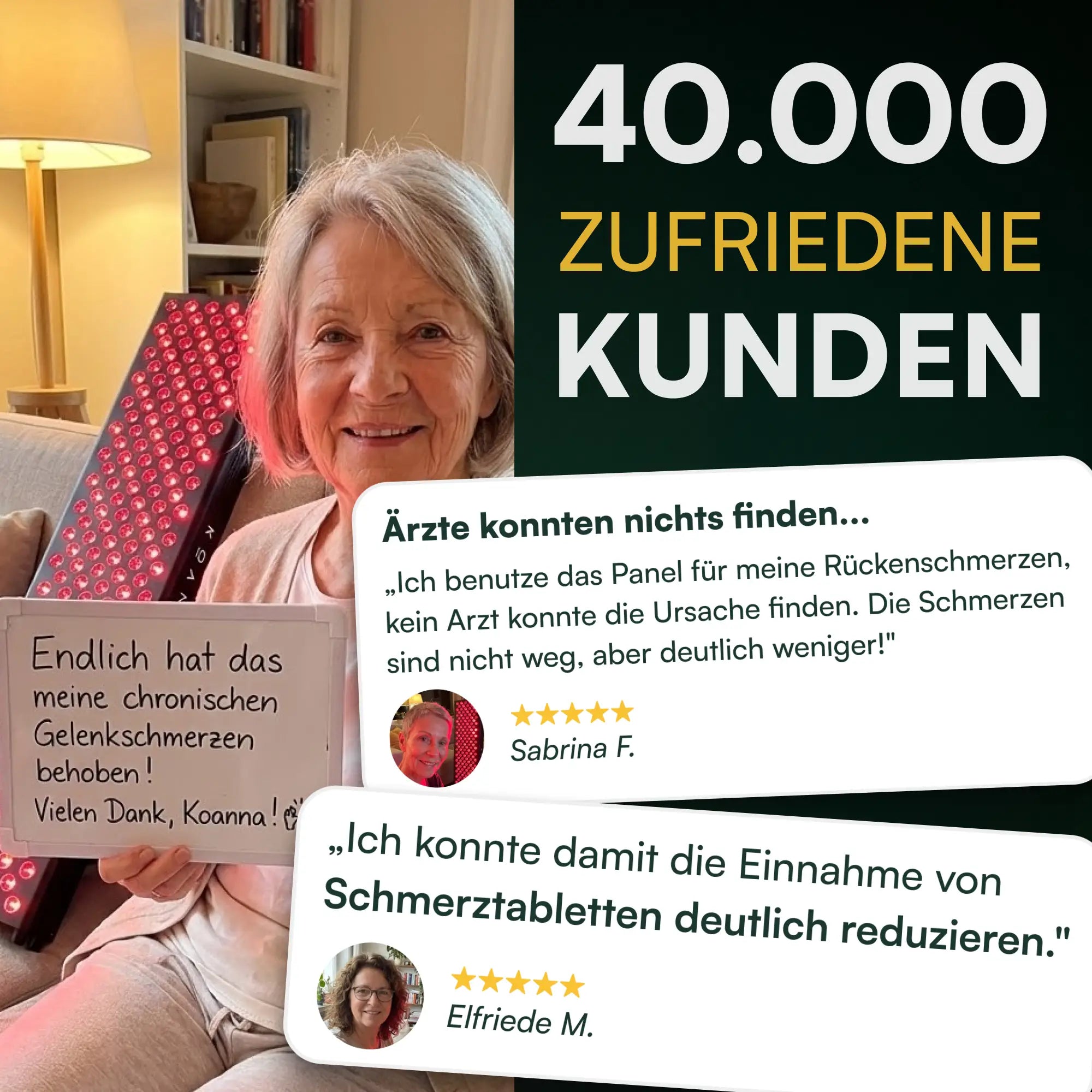 Koanna® Luma1000™ - Rotlicht-Panel