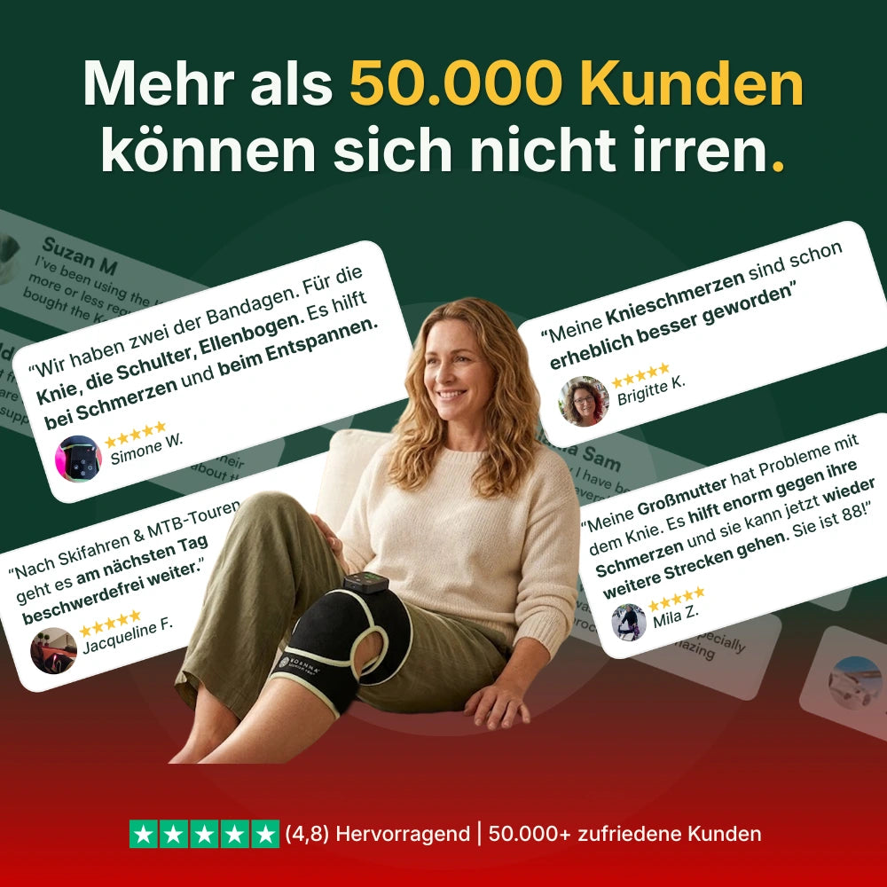 Koanna® Rotlicht Bandage gegen Knieschmerzen