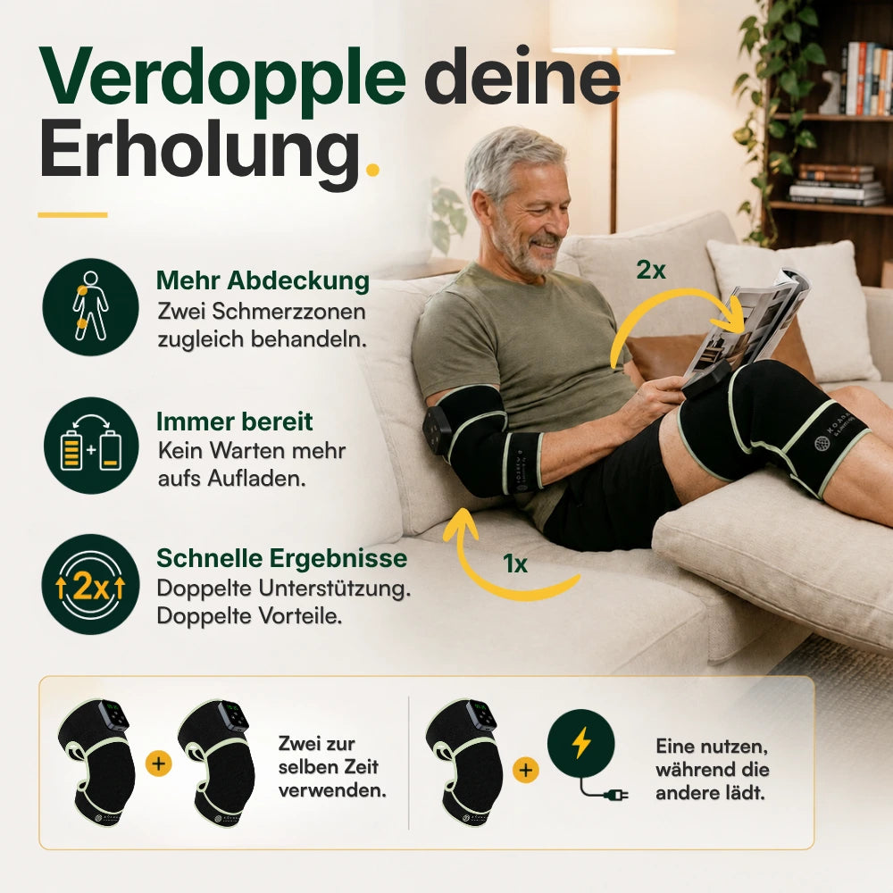 Koanna® Rotlicht Bandage gegen Knieschmerzen