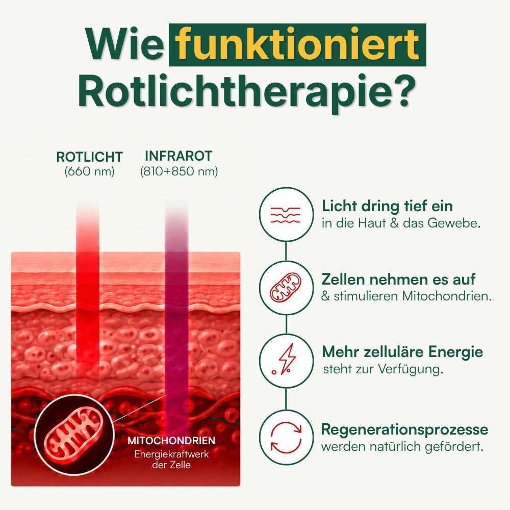 Koanna® Luma1000™ – Kraftvolles, mittelgroßes Rotlicht-Panel