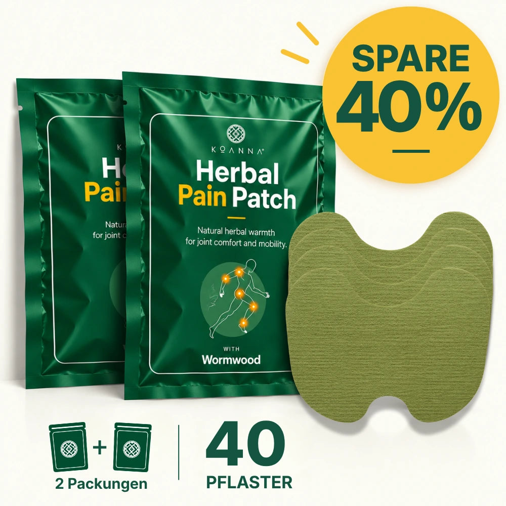 2er-Pack – Kräuter-Wärmepflaster für Gelenkschmerzen