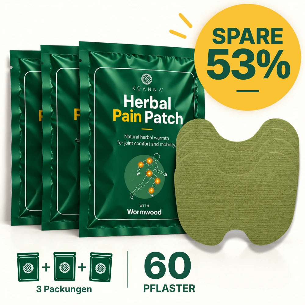 3er-Pack – Kräuter-Wärmepflaster für Gelenkschmerzen